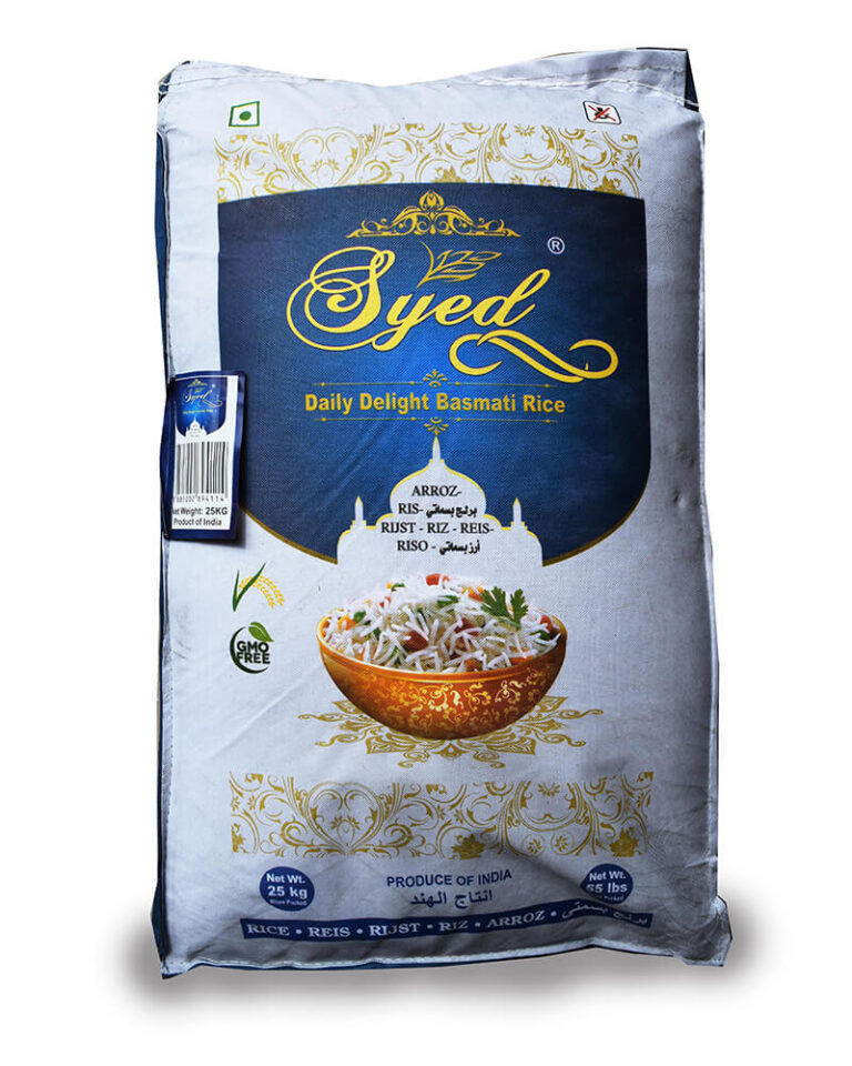 Syed Daily Delight Basmati Rice 25 KG Anarkali